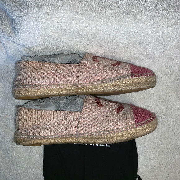 Pink Sequins Espadrilles 39 - Picture 3 of 7